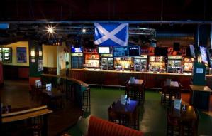 The bar is very spacious, but fills up quickly on sport nights. Reserve your seats at Walkabout!